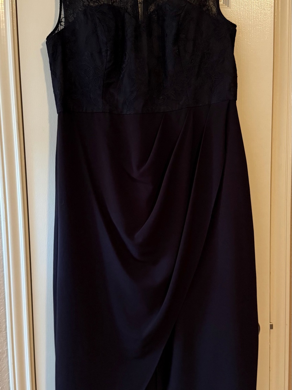 City Chic S/16 Black Lace Hi/Lo Dress